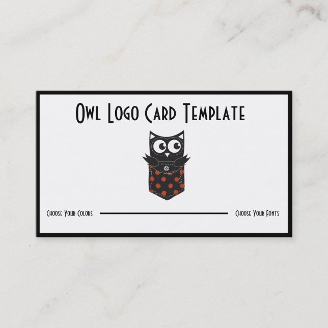Tarjeta de presentación con el logotipo de Bird in (Anverso)