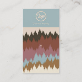 Tarjeta de presentación con el logotipo de joyería