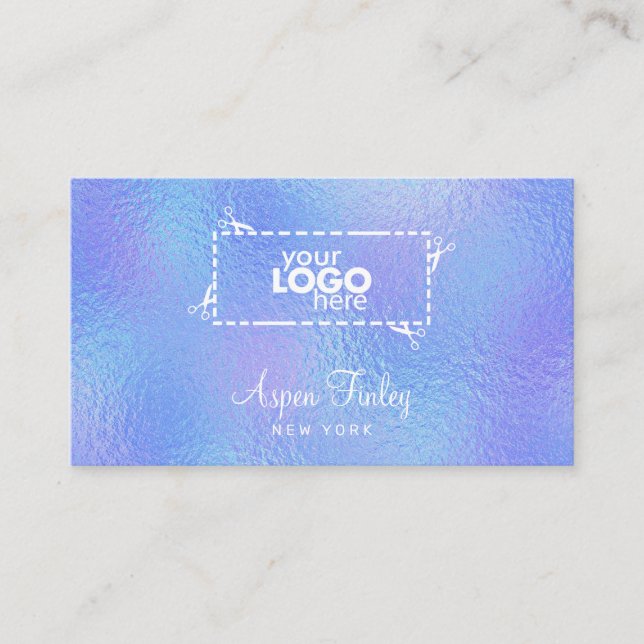 Tarjeta de presentación con el logotipo elegante d (Anverso)