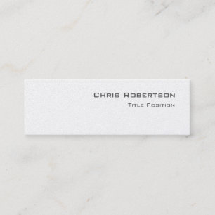 Tarjeta de presentación con encanto de estilo Slim