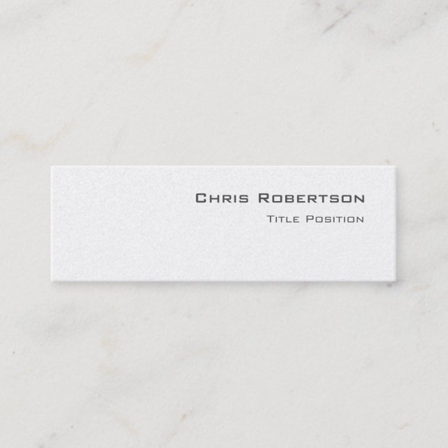 Tarjeta de presentación con encanto de estilo Slim (Anverso)