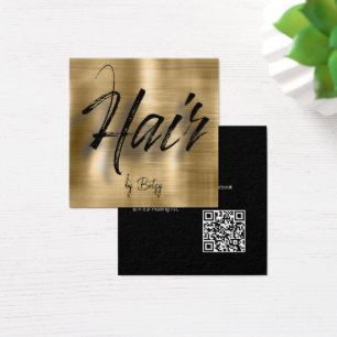 Tarjeta de presentación con estilo Black and Brush