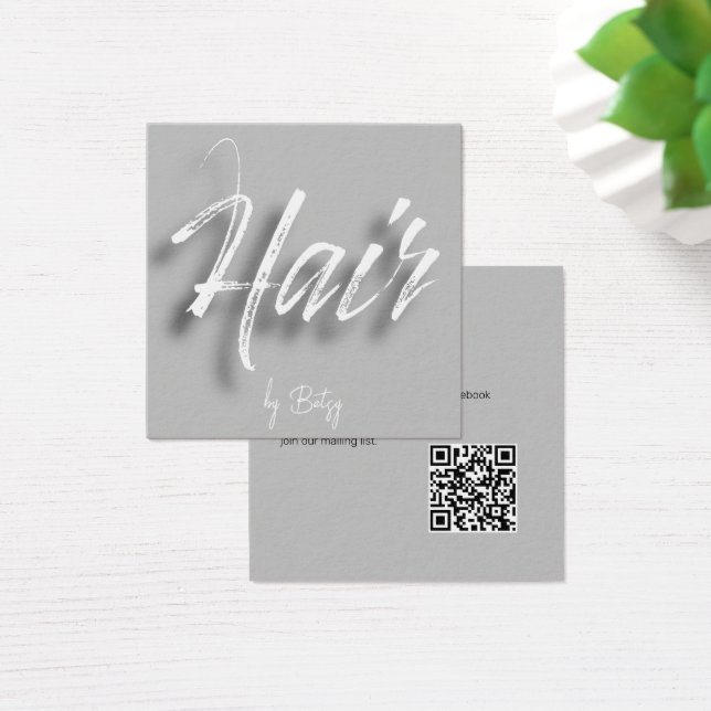 Tarjeta de presentación con estilo de escritura a  (Escritorio)