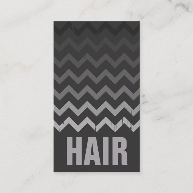 Tarjeta de presentación con estilo del cabello - O (Anverso)