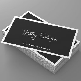 Tarjeta de presentación con firma Minimalista en b