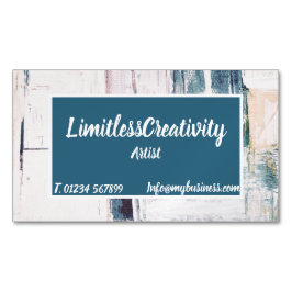 Tarjeta de presentación con fondo abstracto