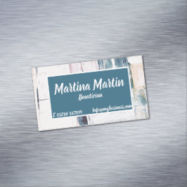 Tarjeta de presentación con fondo abstracto