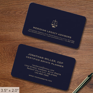 Tarjeta de presentación con logotipo de escala de 