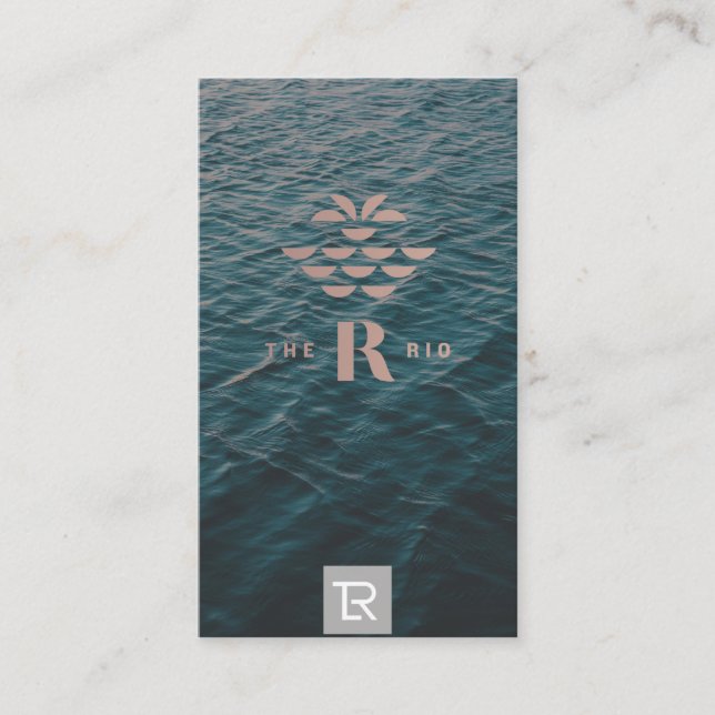 Tarjeta de presentación con logotipo "Splash Image (Anverso)