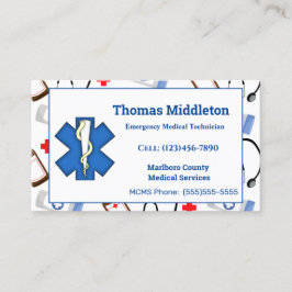 Tarjeta De Presentación Contacto EMS/EMT