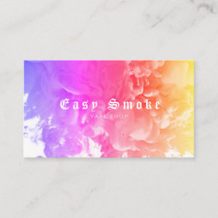 Tarjeta de presentación Corolful Smoke Vape Shop