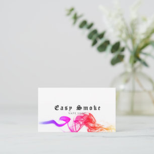 Tarjeta de presentación Corolful Smoke Vape Shop