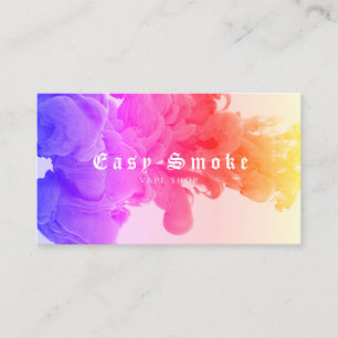 Tarjeta de presentación Corolful Smoke Vape Shop