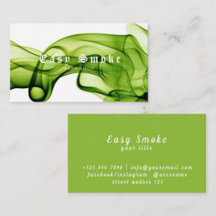Tarjeta de presentación Corolful Smoke Vape Shop