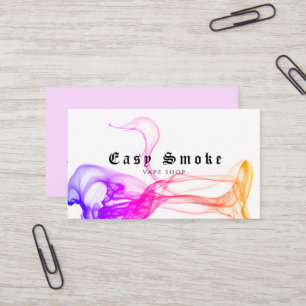 Tarjeta de presentación Corolful Smoke Vape Shop