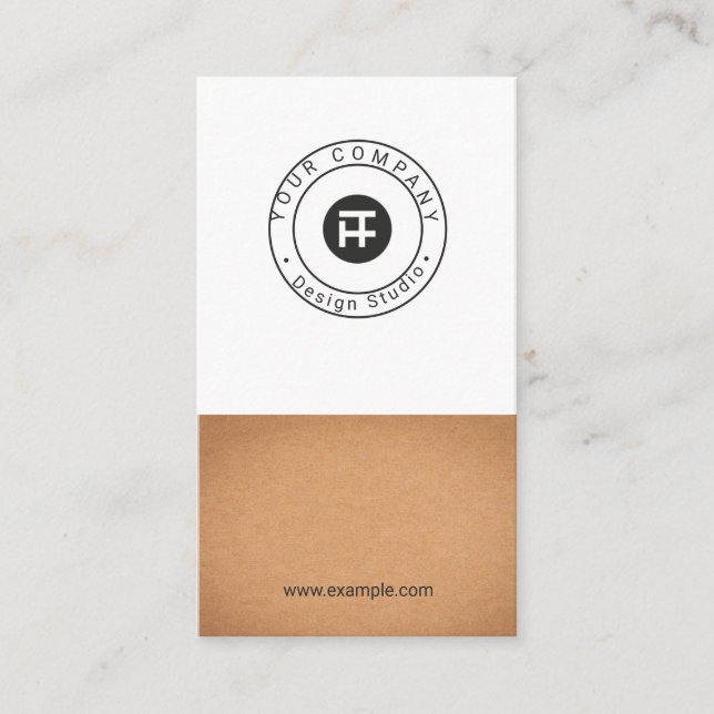 Tarjeta de presentación corporativa (Anverso)