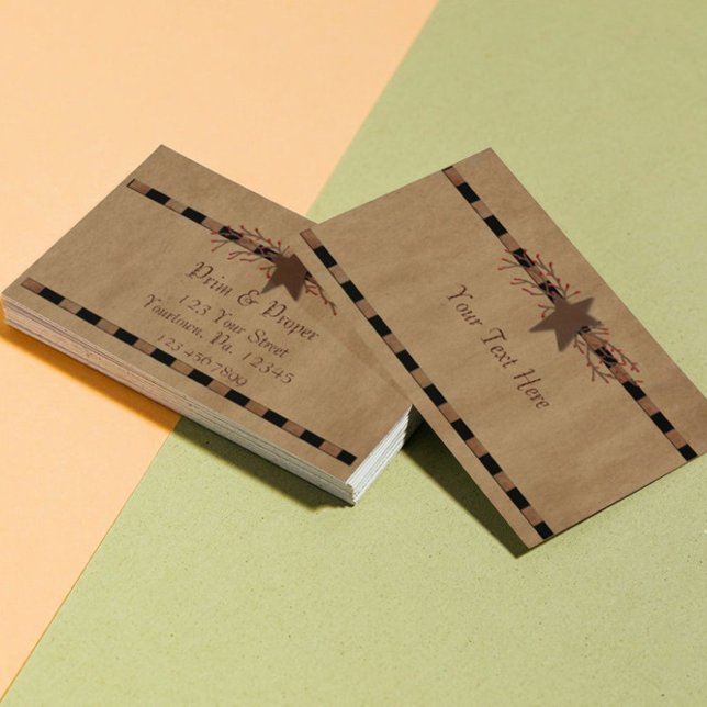 Tarjeta de presentación Country Star (Subido por el creador)