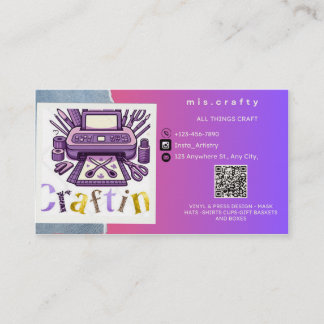 Tarjeta de presentación Craft Vinyl