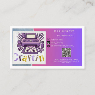 Tarjeta de presentación Craft Vinyl
