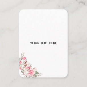 Tarjeta De Presentación Crea Tu Propia Floral 