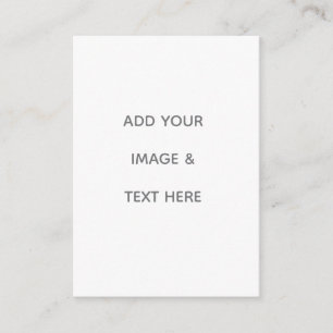 Tarjeta De Presentación Crea tu propio blanco 
