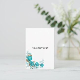 Tarjeta De Presentación Crea tu propio elegante blanco