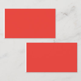 Tarjeta De Presentación Crear un fondo rojo llamativo con borde blanco