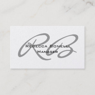 Tarjeta de presentación creativa única de moda Mon