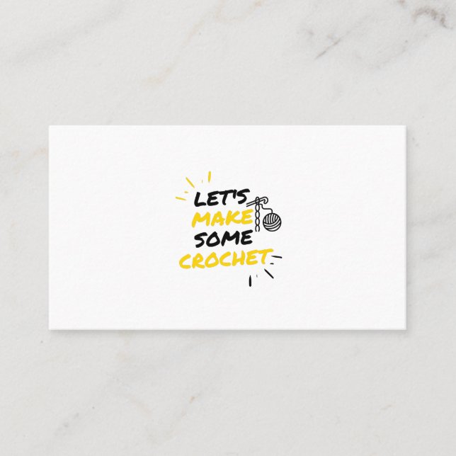 Tarjeta De Presentación Crocheteadores (Anverso)