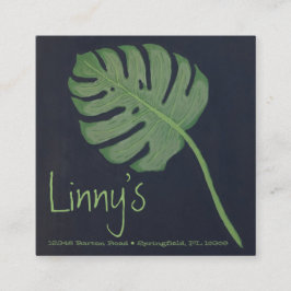 Tarjeta de presentación cuadrada de 2,5" x 2,5"