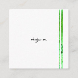 Tarjeta de presentación cuadrada de 2,5" x 2,5"