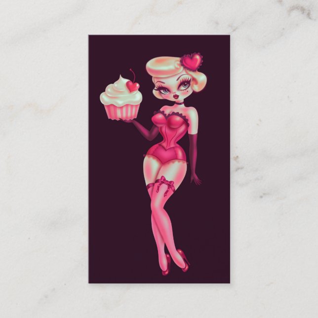 Tarjeta de presentación Cupcake Doll (Anverso)