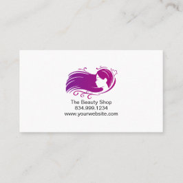 Tarjeta De Presentación Custom Salon Appointment Card Template