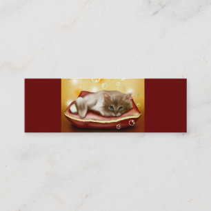 Tarjeta de presentación Cute Dream Kitten