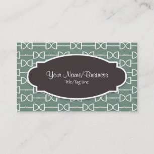 Tarjeta De Presentación D-Ring Snaffle Horse Bit en Olive Business