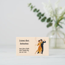 Tarjeta de presentación Dance Lessons