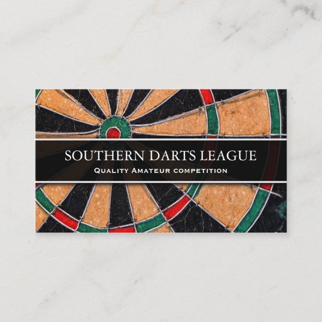 Tarjeta de presentación Dart tradicional (Anverso)