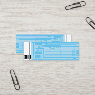 Tarjeta de presentación de 3,0" x 1,0"