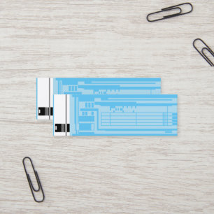 Tarjeta de presentación de 3,0" x 1,0"