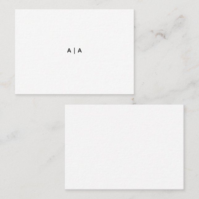 Tarjeta de presentación de 3.5" x 2.5" (Anverso / Reverso)