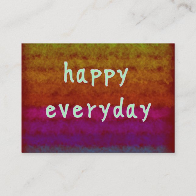 Tarjeta de presentación de 3,5" x 2,5" (Anverso)