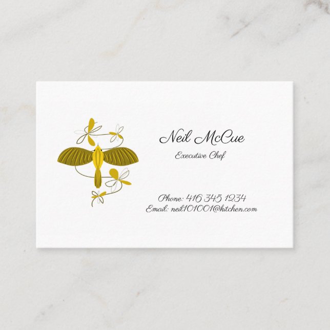 Tarjeta de presentación de 8,5 cm x 5,5 cm (Anverso)