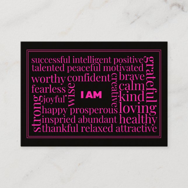 Tarjeta de presentación de 8,9 cm x 6,4 cm (Anverso)