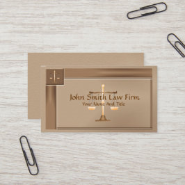 Tarjeta de presentación de abogado
