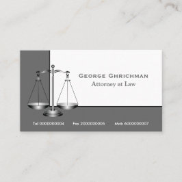 Tarjeta de presentación de abogados