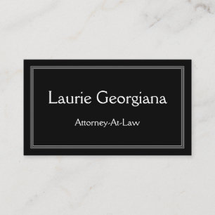Tarjeta de presentación de abogados limpia y moder