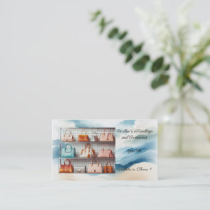 Tarjeta de presentación de accesorios para bolsos