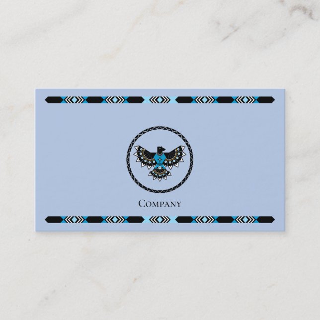 Tarjeta de presentación de águila nativa (Anverso)