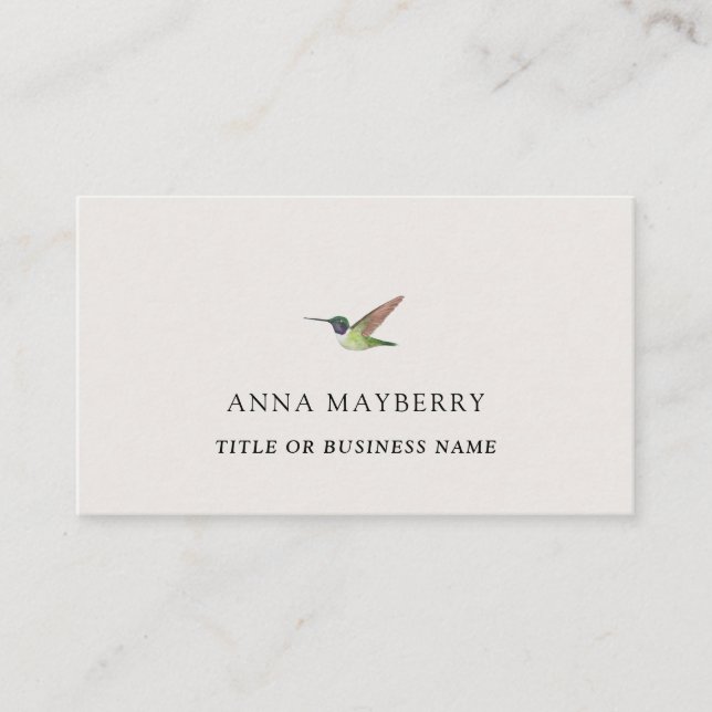 Tarjeta de presentación de Anna (Anverso)