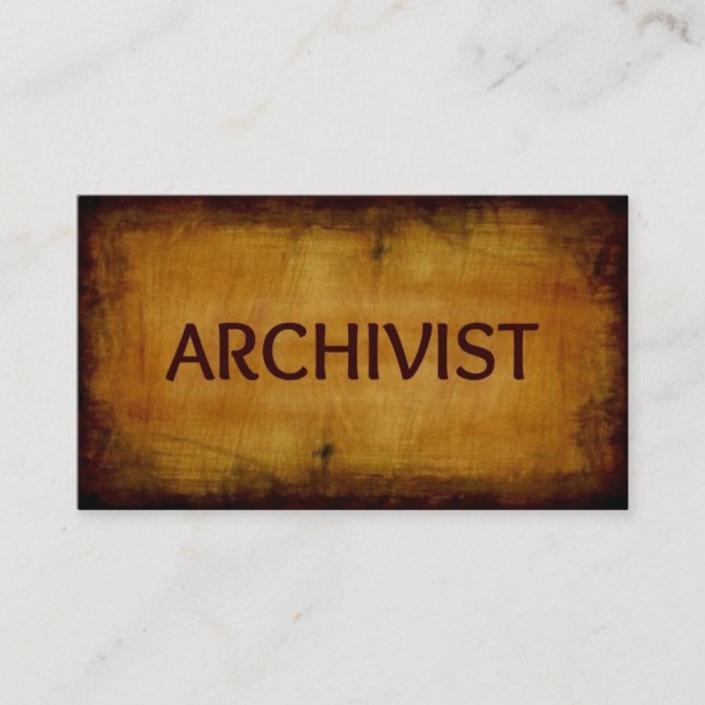 Tarjeta de presentación de Archivist Antique Brush (Anverso)